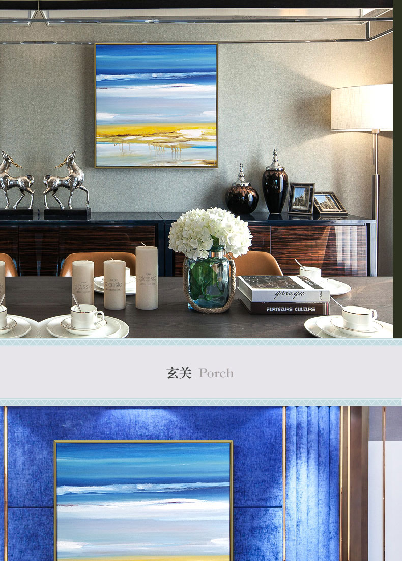 手繪油畫 客廳臥室裝飾畫餐廳壁畫 方版現(xiàn)代簡(jiǎn)約抽象畫  無際