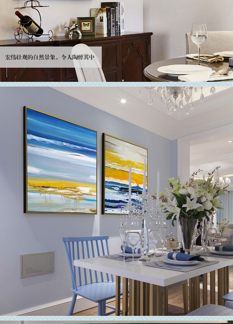 手繪油畫 客廳臥室裝飾畫餐廳壁畫 方版現(xiàn)代簡(jiǎn)約抽象畫  無際