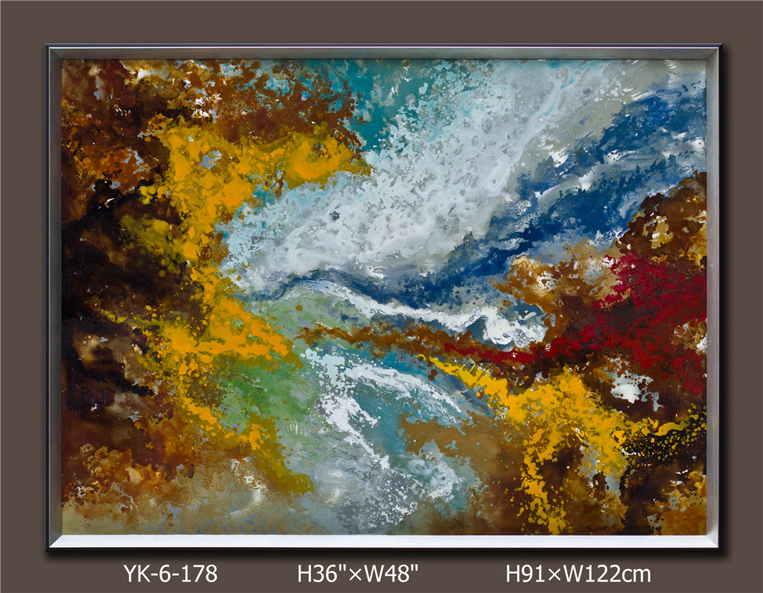 網(wǎng)紅咖啡廳火鍋服裝餐飲飯店鋪房間墻壁墻面裝飾復(fù)古工業(yè)風鐵藝畫 花草樹木系列2