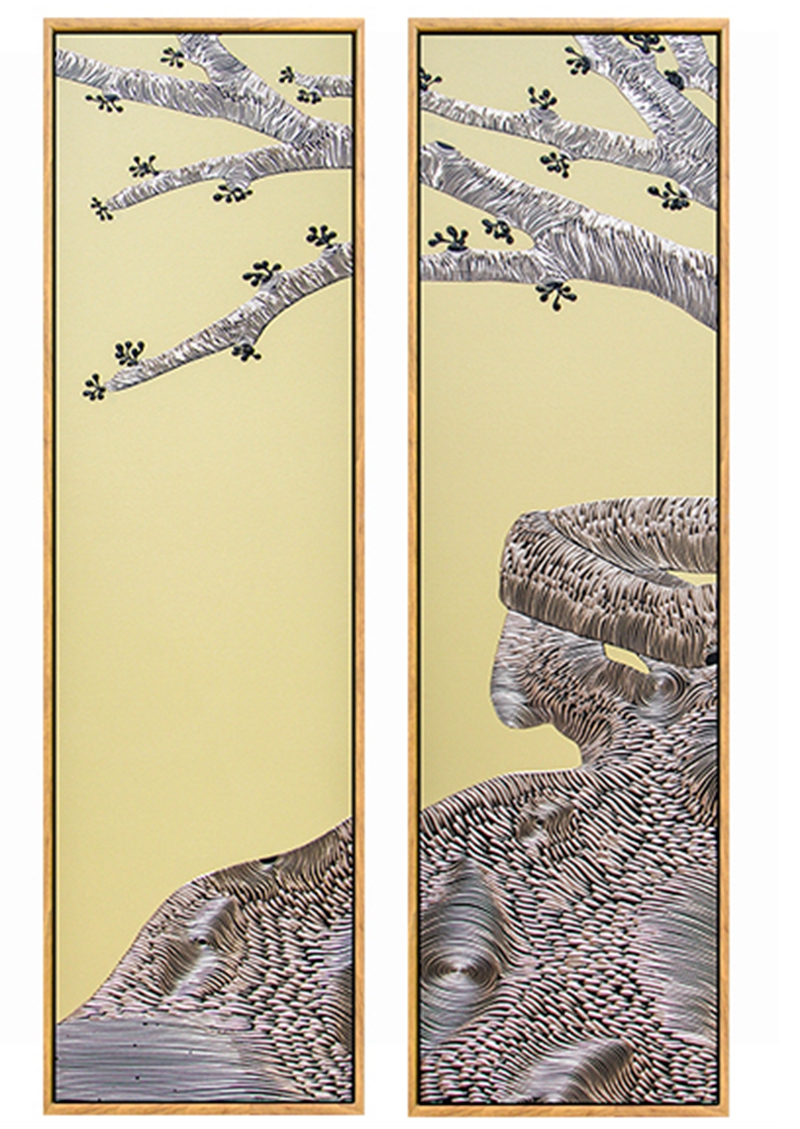 新中式客廳裝飾畫 餐廳原創(chuàng)純手繪山水畫 玄關環(huán)保PS框掛畫 新葉