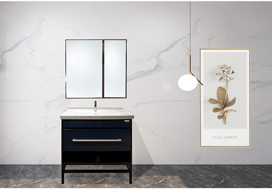 落地式陶瓷浴室柜,現(xiàn)代簡(jiǎn)約實(shí)木浴室柜,GOHGOH浴室柜